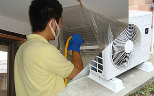 エアコン除菌分解洗浄 エアコン室外機洗浄